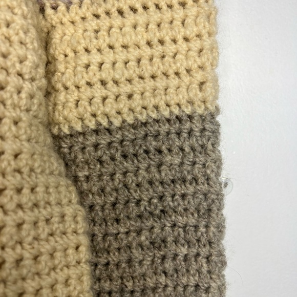 Women’s Vintage Y2K Long Sleeve Knit Crochet Turtleneck Sweater SzS/M - Picture 9 of 12